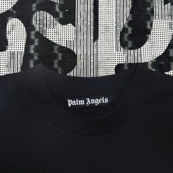 Palm Angels Men's round neck T-shirt with short sleeves - Picture 4 of 4
